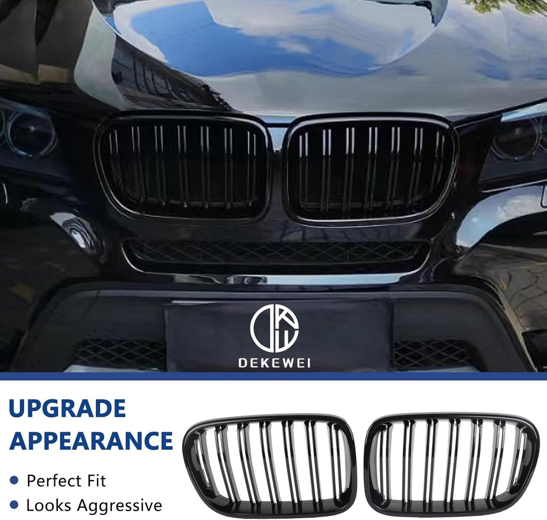Gangying F25 Kühlergrille, Front Nierengitter für BMW X Serie X3 X4 F25 F26 Nieren 2010 2011 2012 20