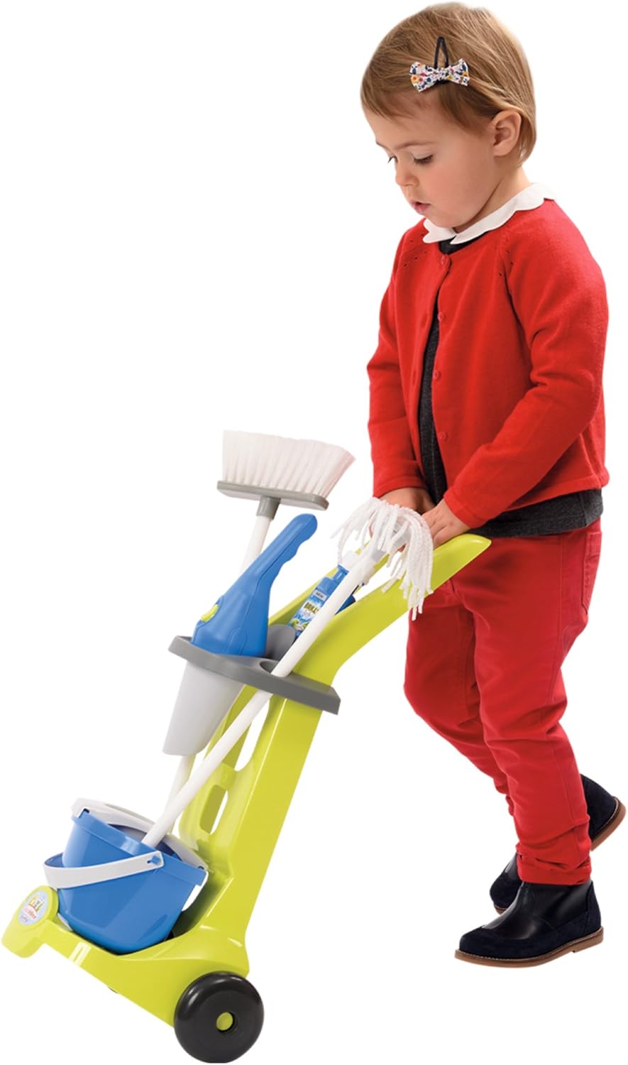 Ecoiffier 1769 - Putzwagen inklusive Handstaubsauger