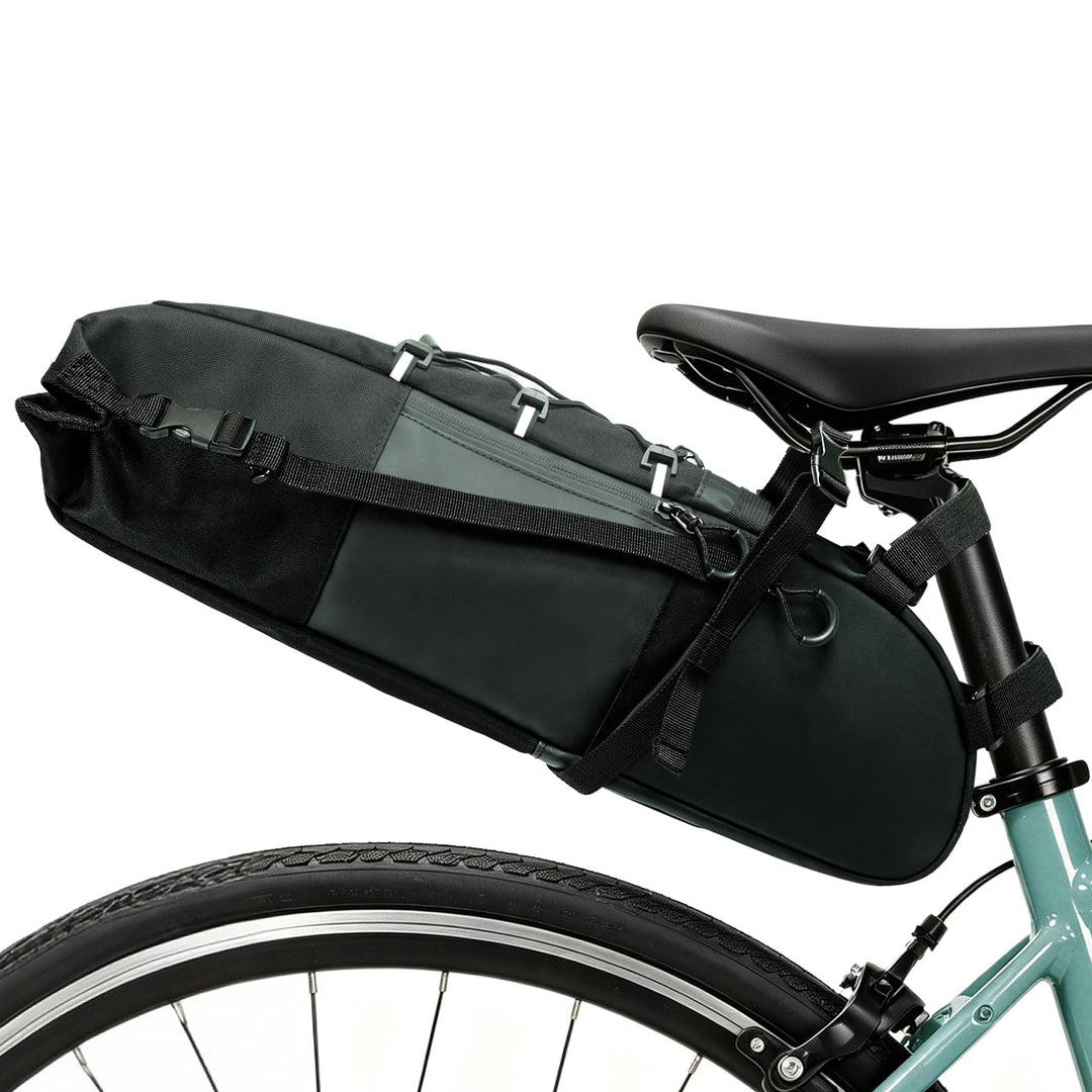 AUMTISC Fahrrad Satteltasche 11L,Sitztasche Aufbewahrungstasche für Outdoor Rennräder Fahrräder, Mou