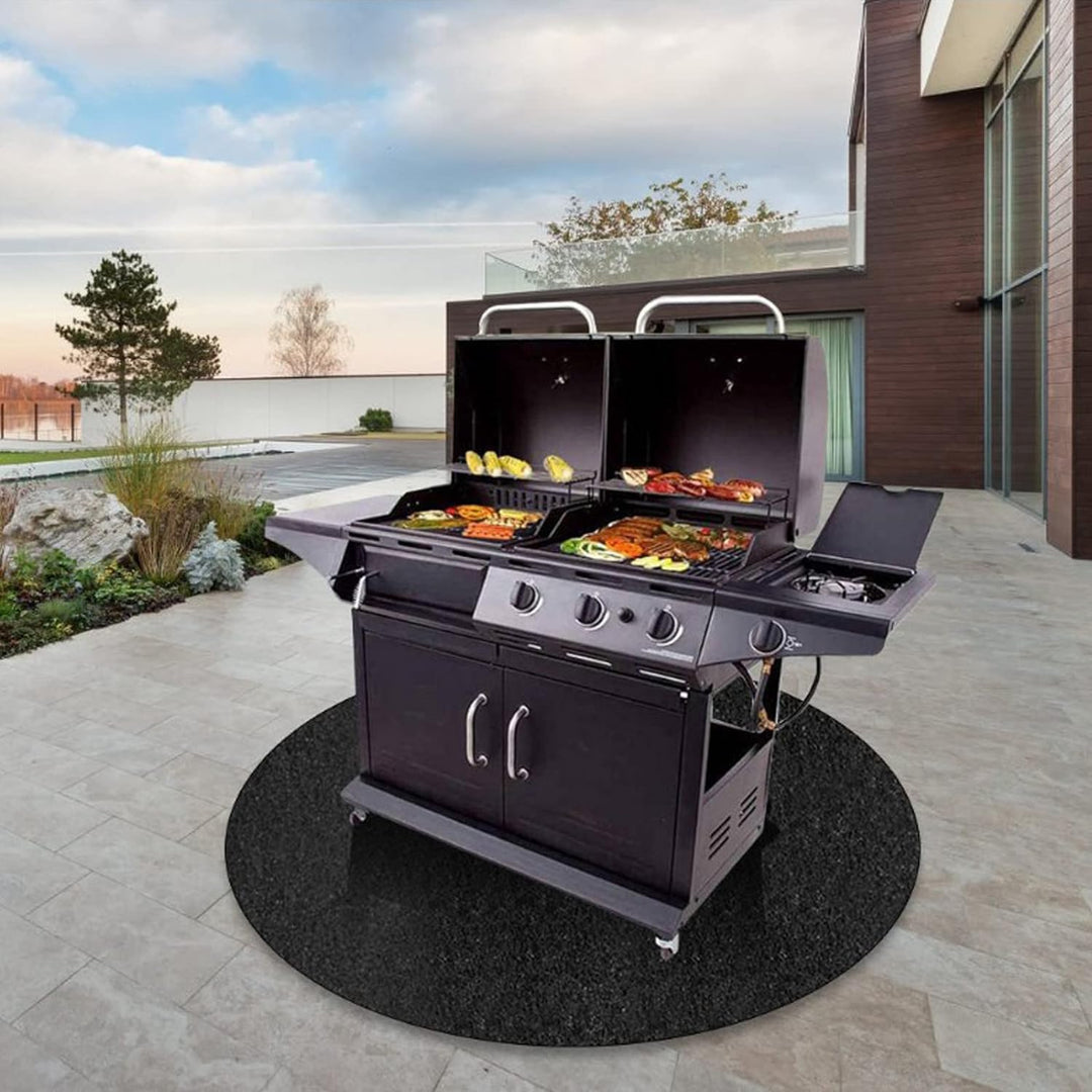 Feuerschale Matte Feuerstelle Matte, 24 Zoll Unter Grill Feuerfeste Unterlage, Hitzebeständige Schut