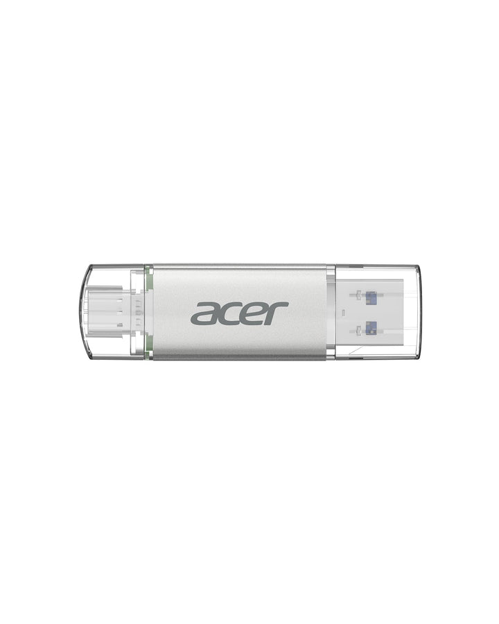 Acer USB-Stick UT300 256GB USB 3.2 Gen1, bis zu 150 MB/s, mit Dual-Anschluss Typ-A & Typ-C Flash Dri