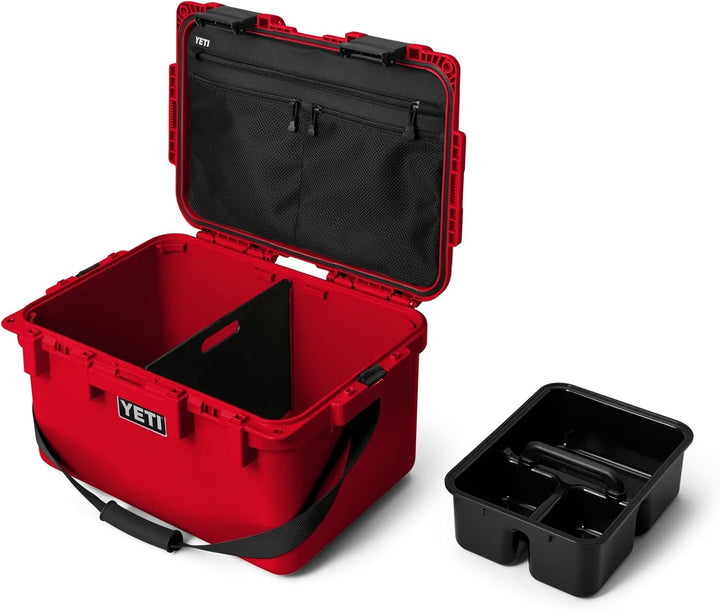 YETI Loadout go Box 2.0, 30 Rescue Red, Rescue Red
