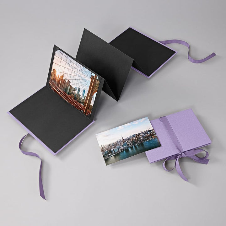 Semikolon 370025 Leporello Grande A5 15 x 21 cm - 14 Fotos 13 x 18 cm - Ziehharmonika-Fotobuch - lil