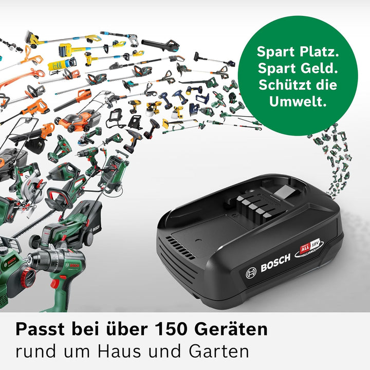 Bosch Wechselakku Power for ALL 18V 3.0Ah BHZUB1830, geeignet für kabellosen Akku-Staubsauger Unlimi