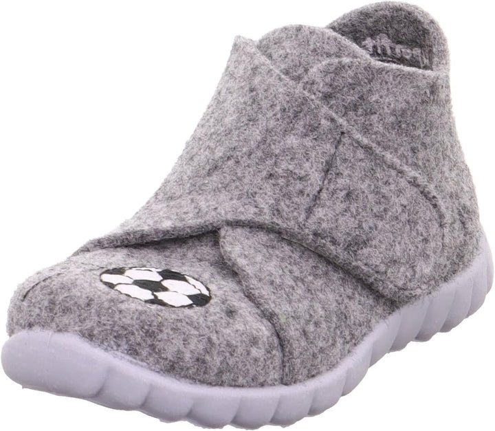 Superfit Baby-Jungen Happy Wollfilz Hausschuh 20 EU Grau 2020, 20 EU Grau 2020