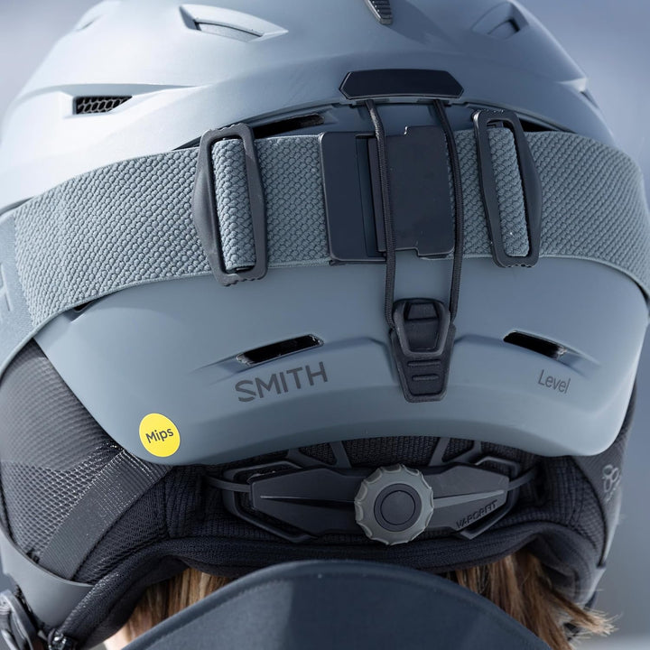 SMITH Level MIPS Helm 55/59 Cm Mattschwarz (Schwarz), 55/59 Cm Mattschwarz (Schwarz)