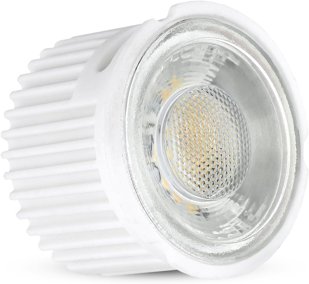 linovum extra flacher Deckenspot in rund weiss inkl. LED Modul 4W warmweiss - Einbaustrahler IP65 Wa
