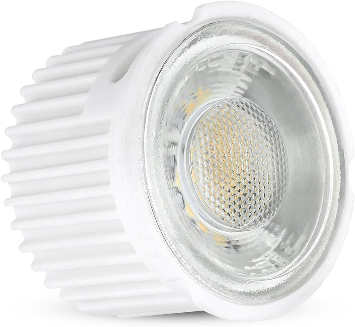 linovum extra flacher Deckenspot in rund weiss inkl. LED Modul 4W warmweiss - Einbaustrahler IP65 Wa