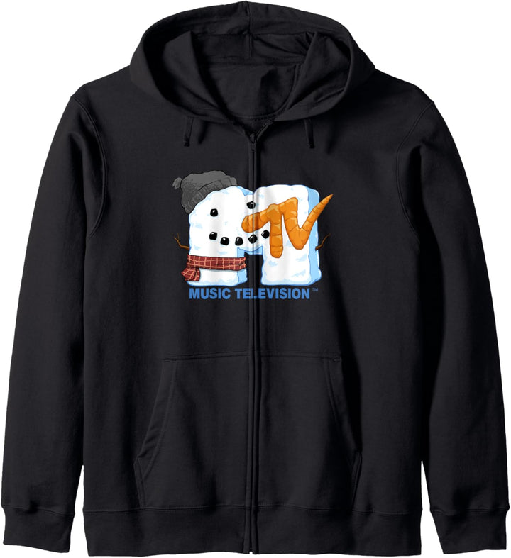 MTV Happy Snowman Logo Kapuzenjacke