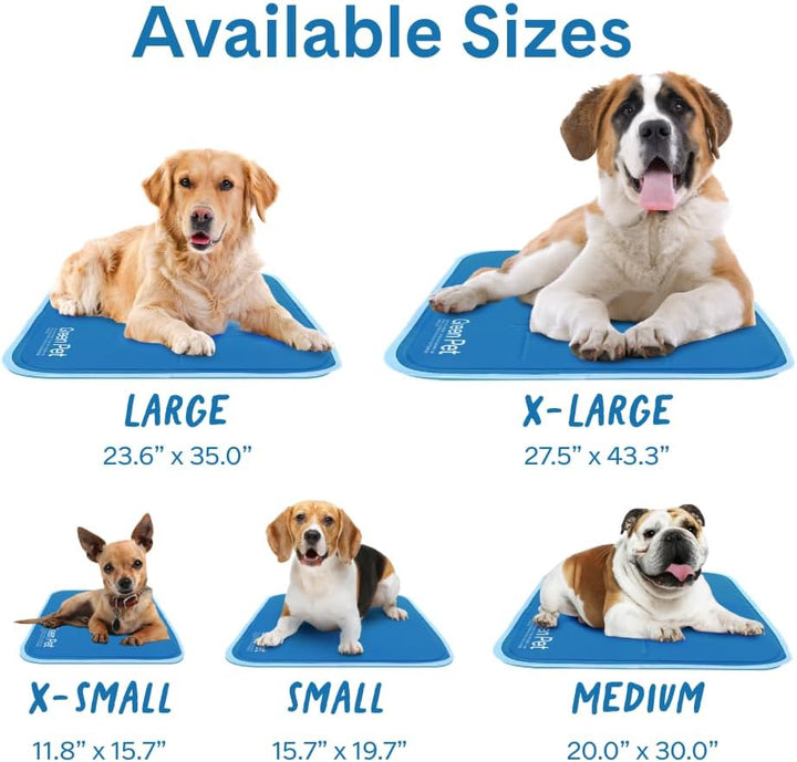 TheGreenPetShop Hunde Kühlmatte,Gel Selbstkühlende Matte für Hunde,Das Must-Have Cool Pet Pad für He
