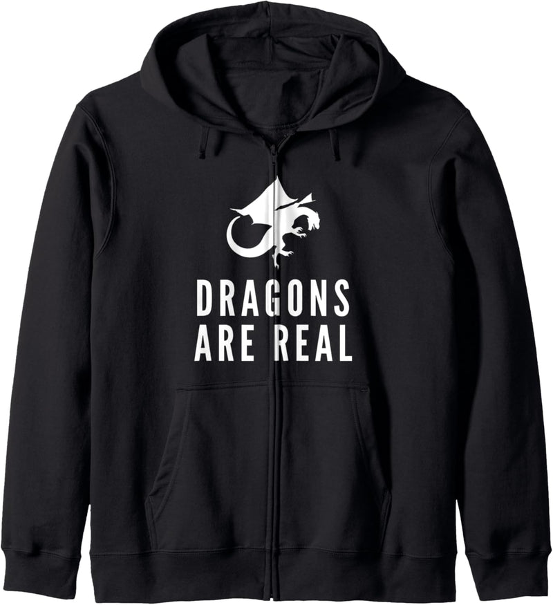 Dragons Are Real Kapuzenjacke