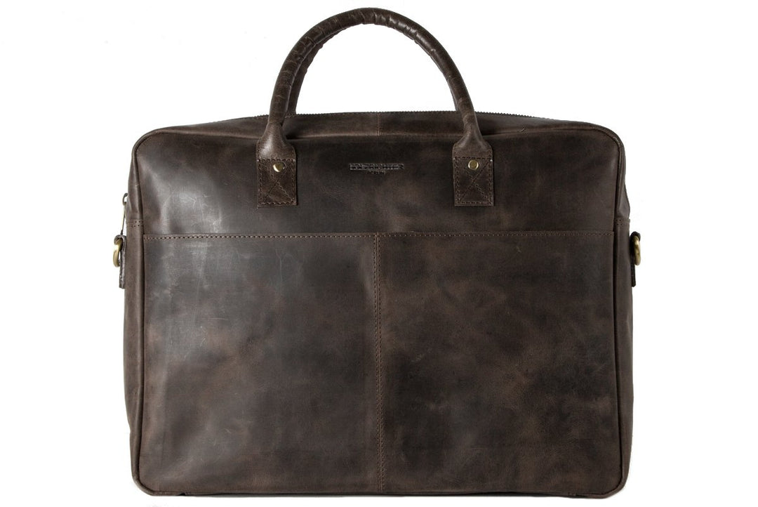 HOLZRICHTER BERLIN Briefcase Aktentasche (M). Handgefertigte grosse Tragetasche, Laptoptasche und Um