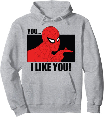 Marvel Spider-Man You I Like You Pullover Hoodie