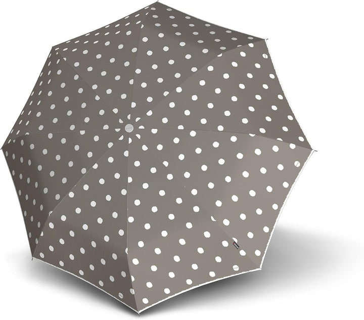 Knirps Taschenschirm T.010 Manual Dot Art – Sehr leicht – Klein und kompakt – Sturmfest – Windproof