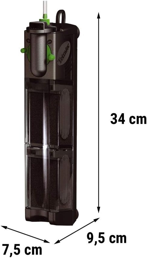 Tetra IN 1000 plus Aquarium Innenfilter - Filter für klares und gesundes Wasser, mechanische, biolog