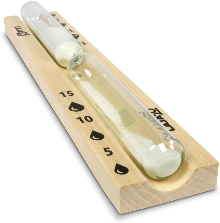 Sauna Sanduhr ''Small'' weisser Sand