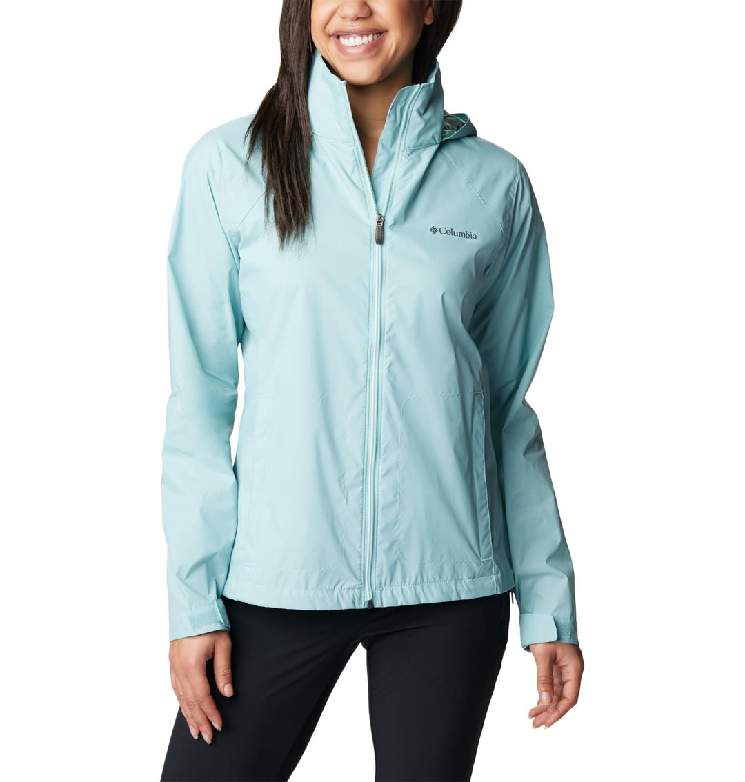 Columbia Damen Switchback III Jacket Wasserdichte Regenjacke (1er Pack) 2X Aqua Haze, 2X Aqua Haze