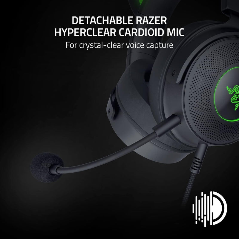 Razer Kraken Kitty V2 Pro RGB-Headset: austauschbare Ohren (Kitty, Bär, Hase) – Stream-Reaktivbeleuc