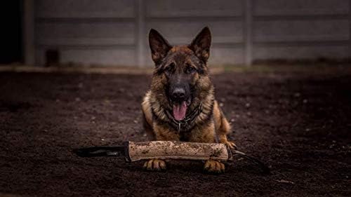 Dingo Gear Beisswurst aus Jute EXTRA Stark Zwei Halter mit Grirff 60 cm x 8 cm K9 IGP IPO Training H