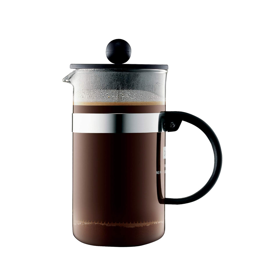 Bodum 1573-01 bistroNOUVEAU Kaffeebereiter (French Press System, Spülmaschinengeeignet), 0,35 liters