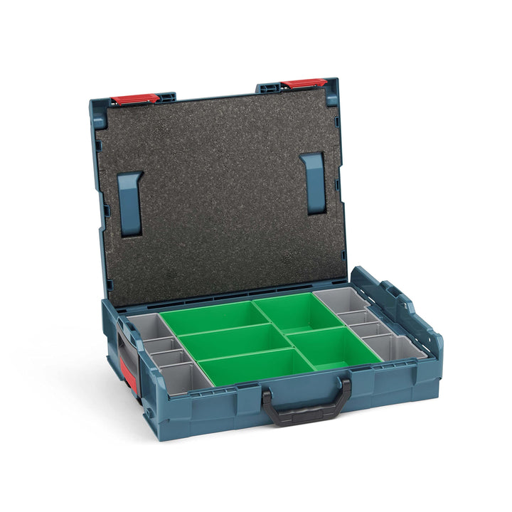 Bosch Sortimo L-Boxx 102 Werkzeugkoffer-Set • professional blau ohne Logo • bestückt mit Ordnungssys