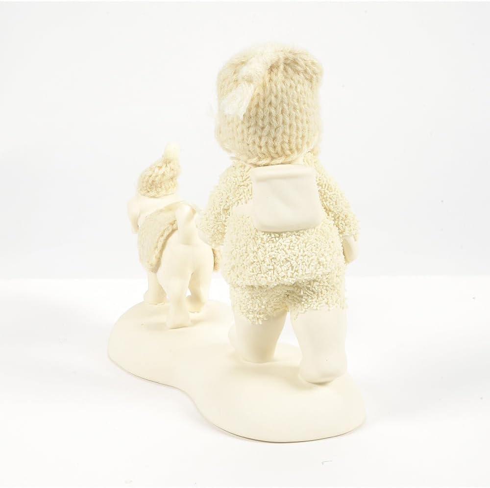 Department 56 Snowbabies Porzellan-Figur Hundetage des Winters, 11,4 cm, Weiss