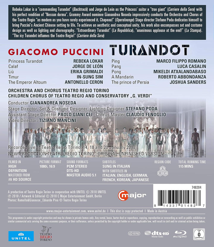 Puccini: Turandot [Rebeka Lokar; Jorge de León; Erika Grimaldi; In-Sung Sim; Orchestra and Chorus Te