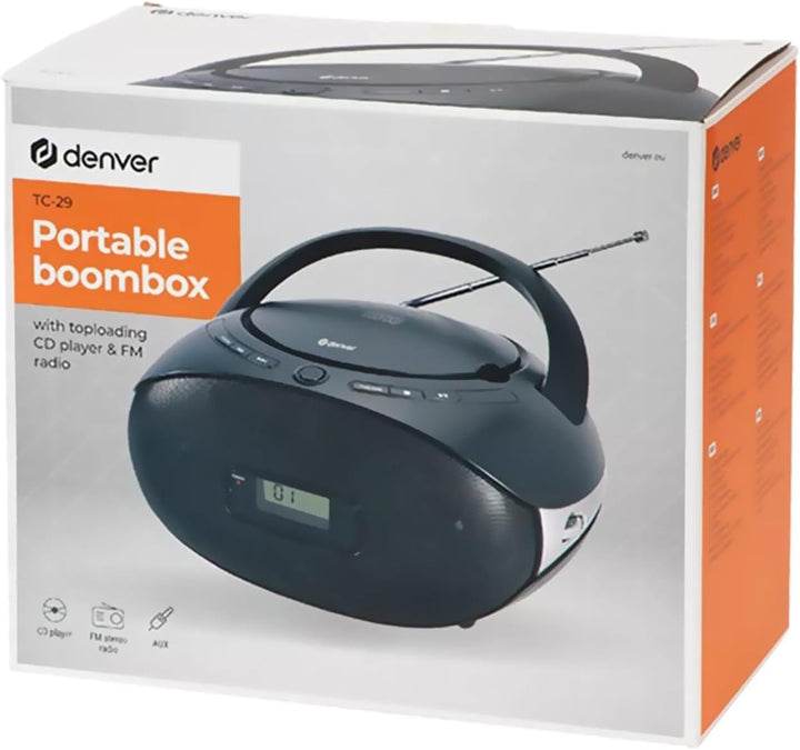Denver TC-29 Boombox mit FM Radio und CD-Player