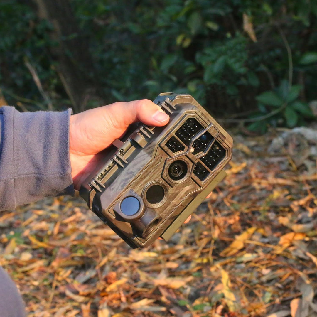 GardePro A50 4K Wildkamera mit 32 GB SD-Karte, 64MP, Wildkamera mit Bewegungsmelder Nachtsicht bis 3