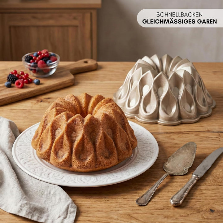 Erreke Gugelhupfform, Professionelle Qualität Kuchenform, Gugelhupf Backform, Sehr Widerstandsfähig,