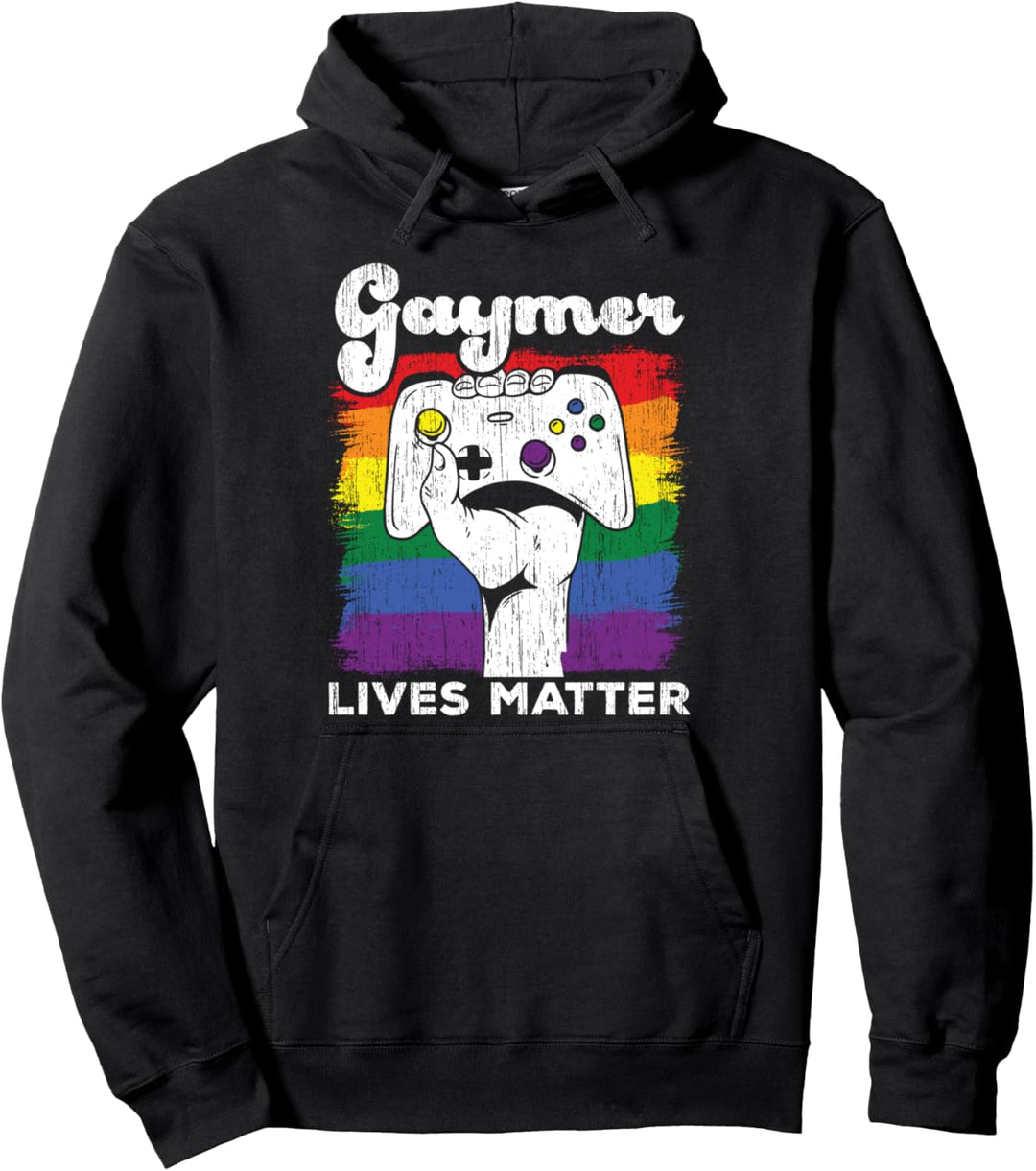Gaymer Lebt Materie Schwul Schwul Pullover Hoodie