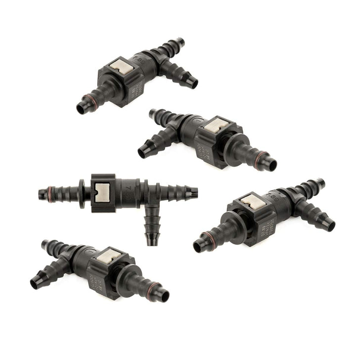 LST 5x Schnellverschluss mit Gegenstück Set Kraftstoffleitung T-Stück 7,89-8mm