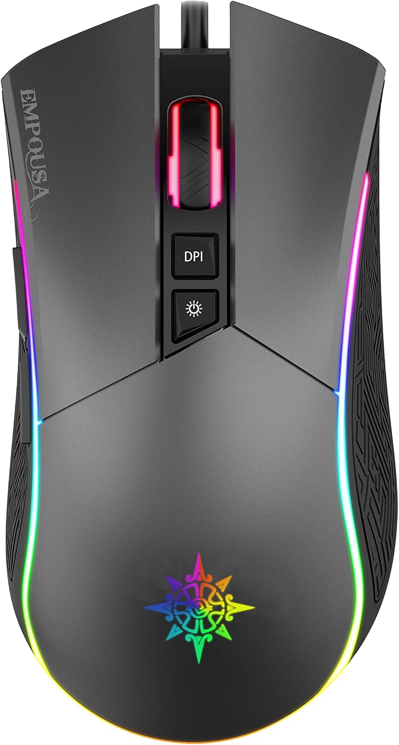 Inca IMG-GT19 PRO Optisch Gaming Maus 4800 DPI RGB-Logo-Effekt