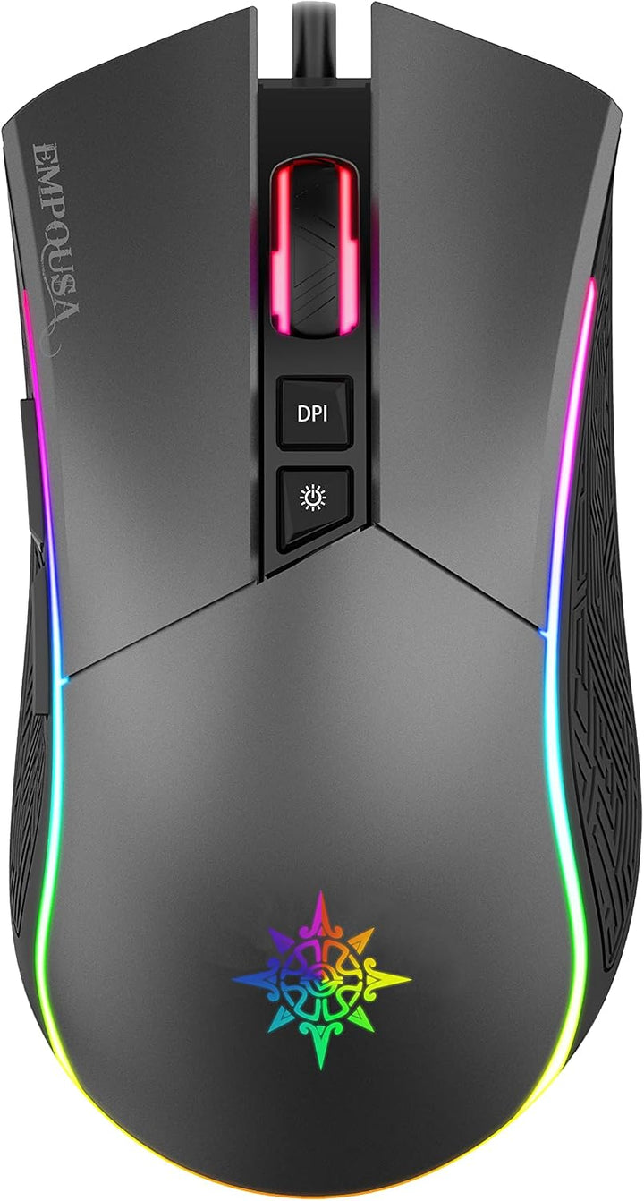 Inca IMG-GT19 PRO Optisch Gaming Maus 4800 DPI RGB-Logo-Effekt