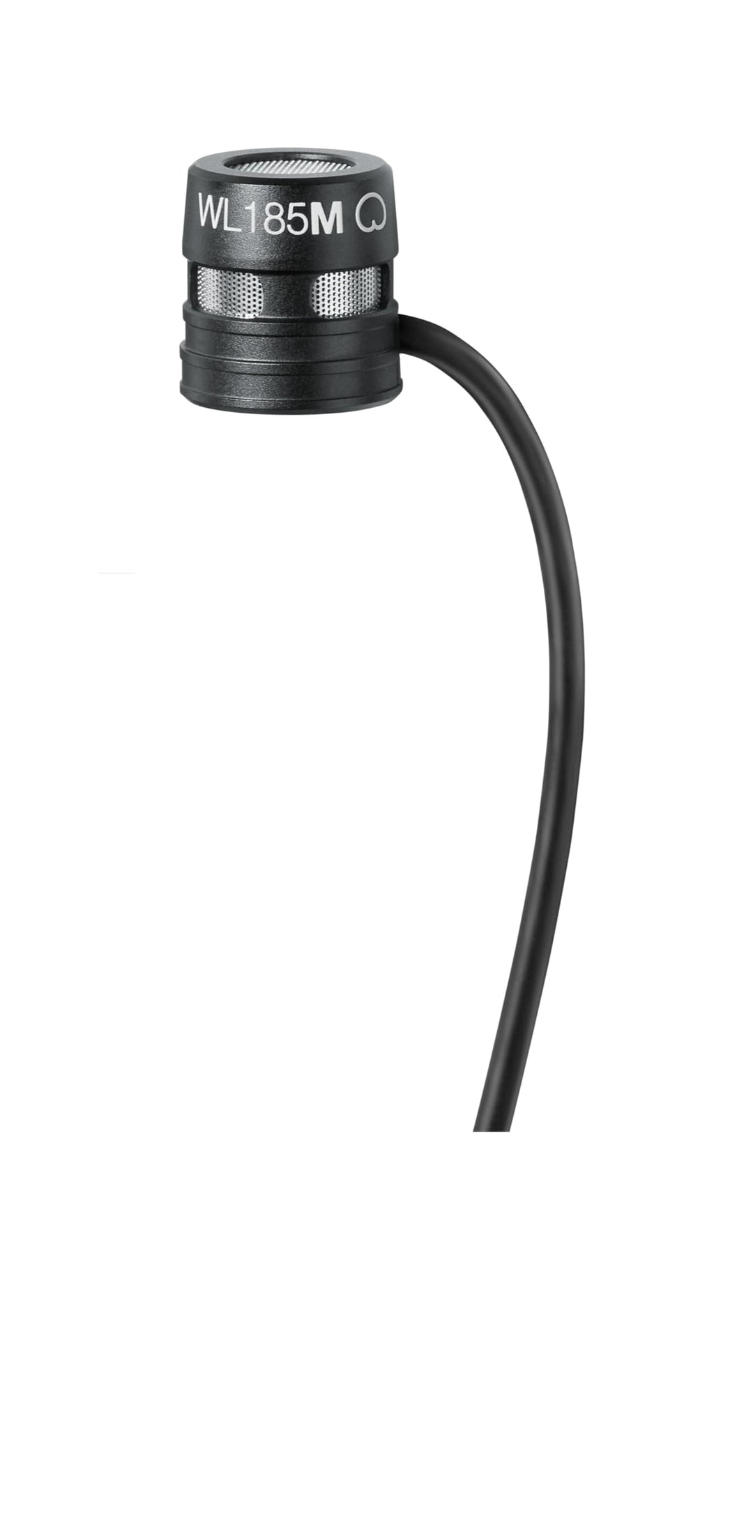 Shure WL185MB/C-TQG LAVALIER Microphone, Cardioid, Black 1 cm Condenser Lavalier, Black, Cardioid, T