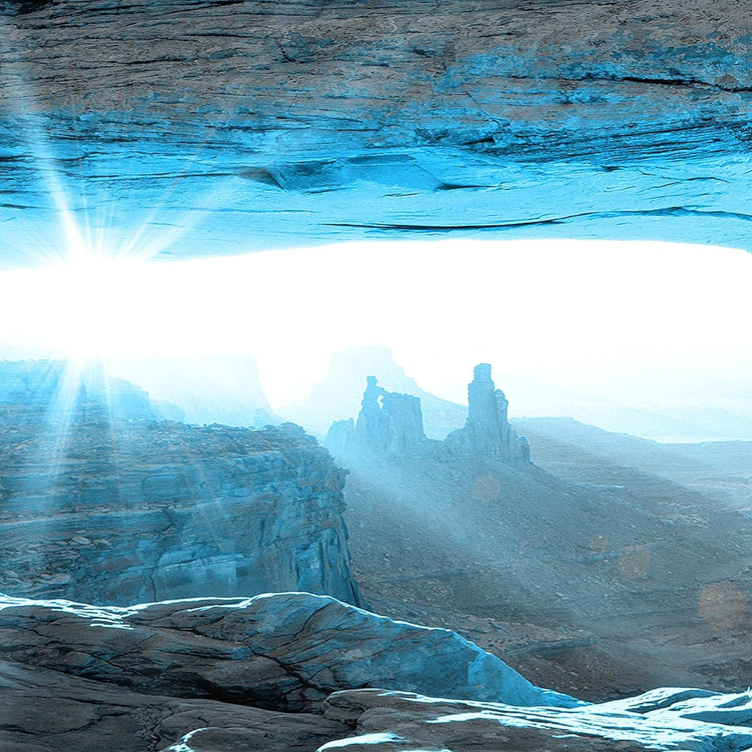 Runa Art Wandbilder Grand Canyon 5 Teilig Bild auf Vlies Leinwand Deko Wohnzimmer Schlafzimmer Panor