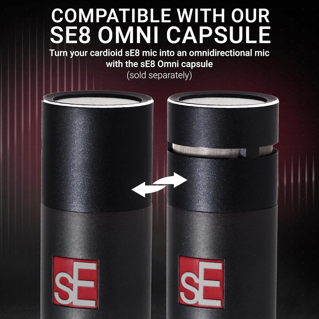 SE ELECTRONICS SE8 Stereo Set Schwarz, Schwarz