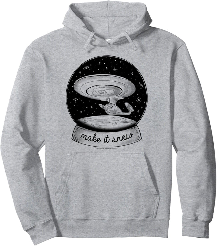 Star Trek: The Next Generation Enterprise Snow Globe Pullover Hoodie