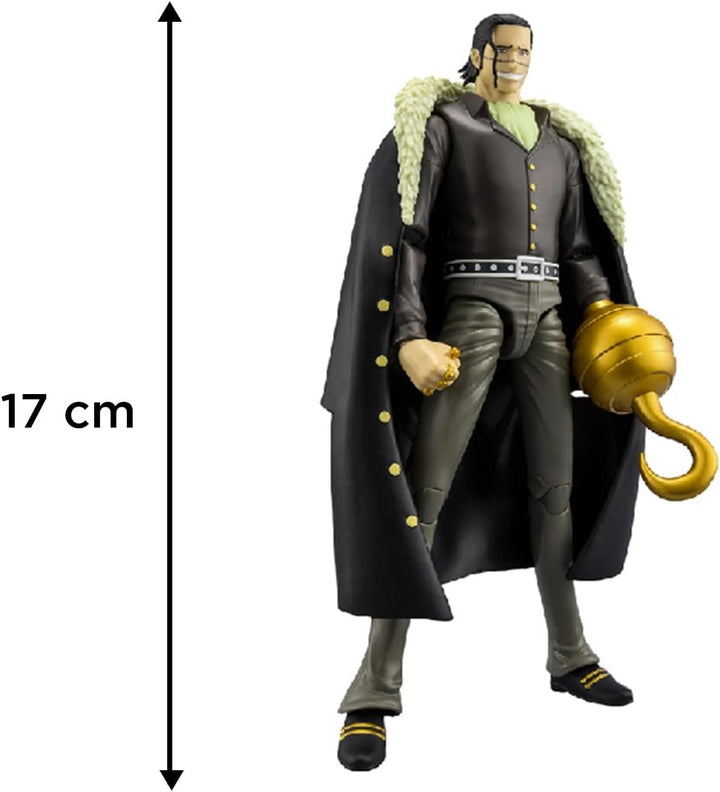 BANDAI – Anime Heroes – One Piece – Anime Heroes Figur 17 cm – Crocodile – Offizielle One Piece Lize