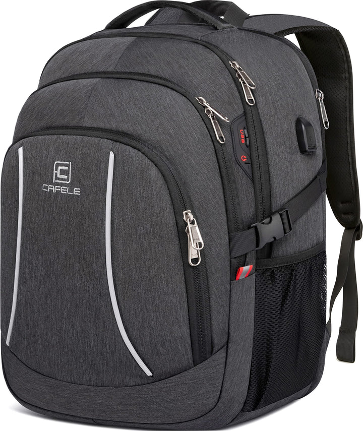 Cafele Rfid Anti-Diebstahl-Rucksack Laptop Schulrucksack Teens Bookbag Mittlerer Computerrucksack mi
