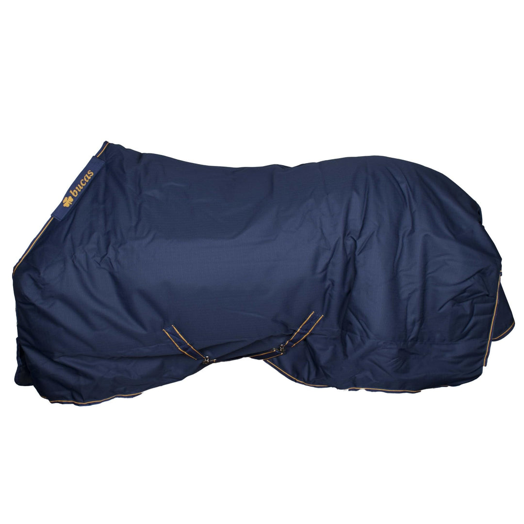 Bucas Irish Turnout Extra Classic, Weidedecke, Navy/gold, Rückenlänge 135 cm, 135
