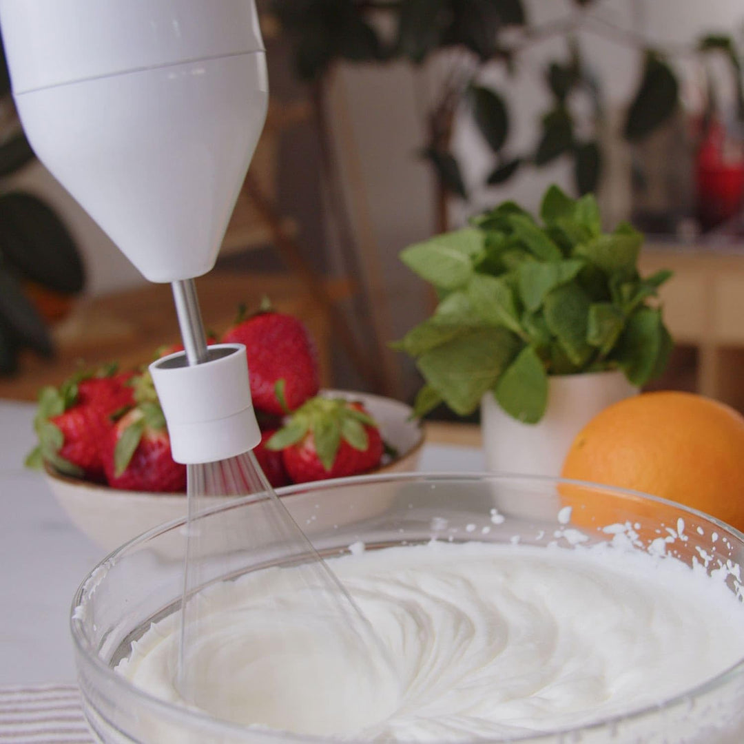 Taurus - Bapi Handmixer 1000 W | Elektrischer Zerkleinerer aus Edelstahl | 20 Geschwindigkeiten + Tu