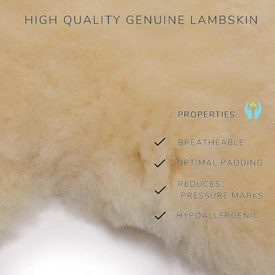 CHRIST Lammfell Sattelgurt/Konturgurt Dressur, anthrazit 70 cm braun-braun, 70 cm braun-braun