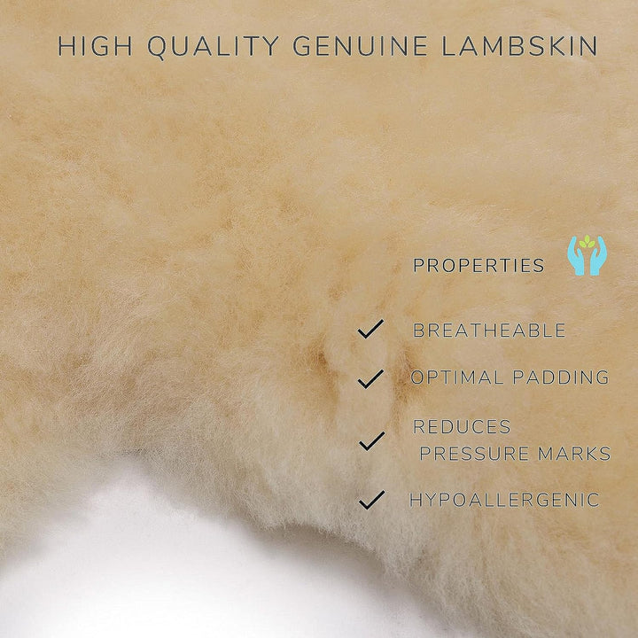 CHRIST Lammfell Sattelgurt/Konturgurt Dressur, anthrazit 45 cm braun-braun, 45 cm braun-braun