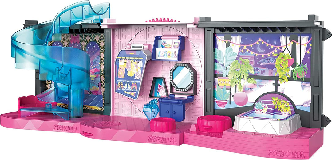 Zoobles Magic Mansion Transforming Playset with Exclusive Z-Girl Collectible Figure, Kids Toys for G