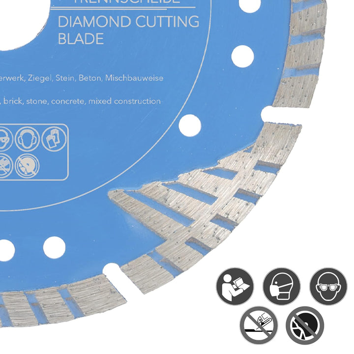 PRODIAMANT Diamant-Trennscheibe Pro Protect 180 mm x 22,2 mm mit Schutzsegmenten für Mauerwerk Beton