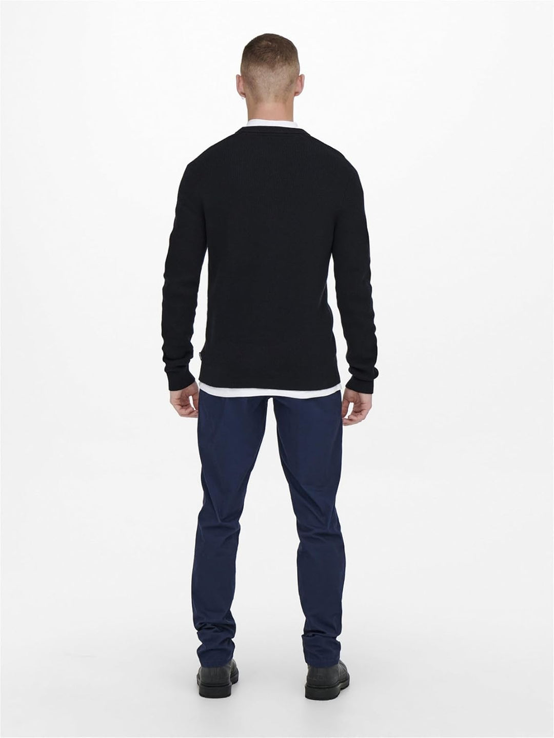 ONLY & SONS Male Strickpullover ONSPHIL Pullover S Dark Navy, S Dark Navy