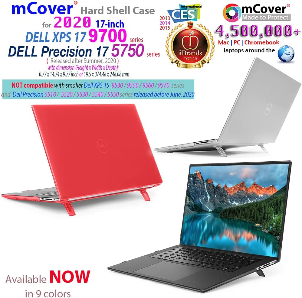 mCover Hartschalen-Schutzhülle für Dell XPS 17 9700 oder Dell Precision 5750 Serie (17 Zoll / 43,2 c