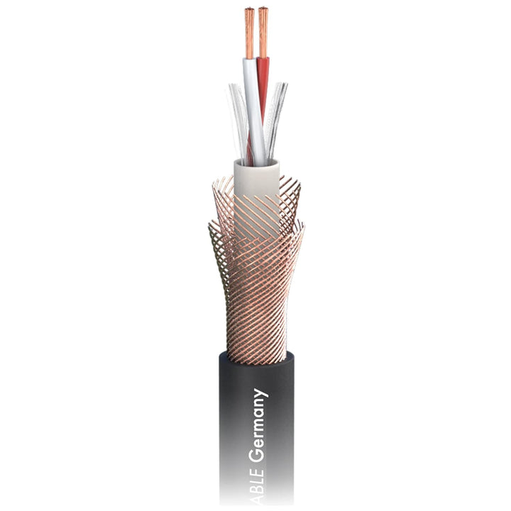 Sommer Cable 1m Mikrofonkabel SC-Galileo 238, 2 x 0,38 mm² - NEUTRIK® 3pol XLR Stecker m/w - GAU2-01