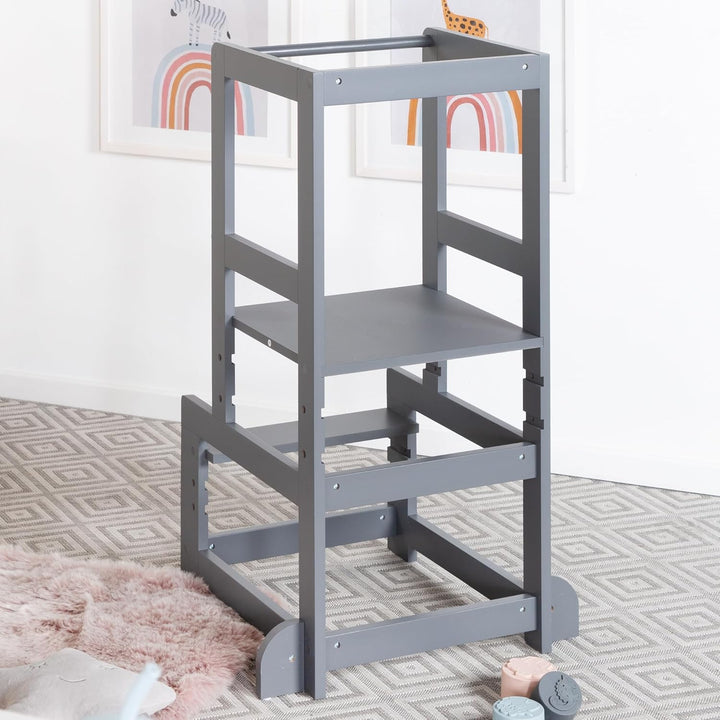 roba Lernturm nach Montessori - Sicherer Tritthocker für Kinder - Ideal als Küchenhelfer - Bis 80 kg